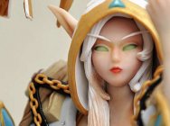 玩家魔兽世界软陶作品 伪T6套牧师模型