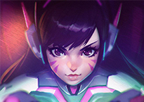 守望先锋精美同人赏析 D.Va太美不敢看