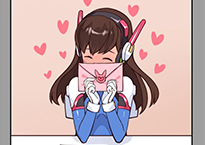 同人漫画：D.VA和小美不可告人的秘密