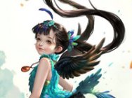 灵羽显踪 《神舞幻想》主角夕羽初露俏颜